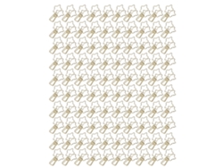 100 Pinzas De Carpeta Estrella De Corte Hollow Estilo Cartoon Fuertes Para Documentos Ropa Papeles Oro