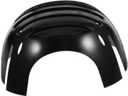 Gorra De Béisbol Negra De Polietileno Pe Ligero Con Forro Interior Y Carcasa Resistente.