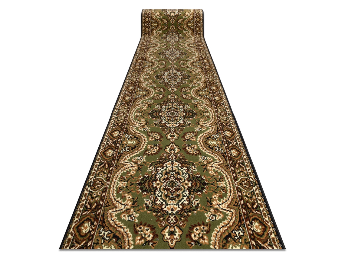 Alfombra de Pasillo Bcf Wiosna Verde 70 cm