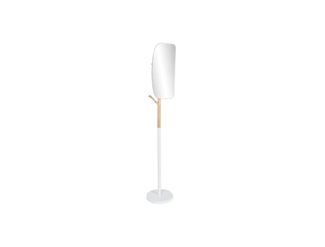 Perchero de Pie HOME ESPRIT Blanco Natural Madera Metal Scandi 33x33x185 cm