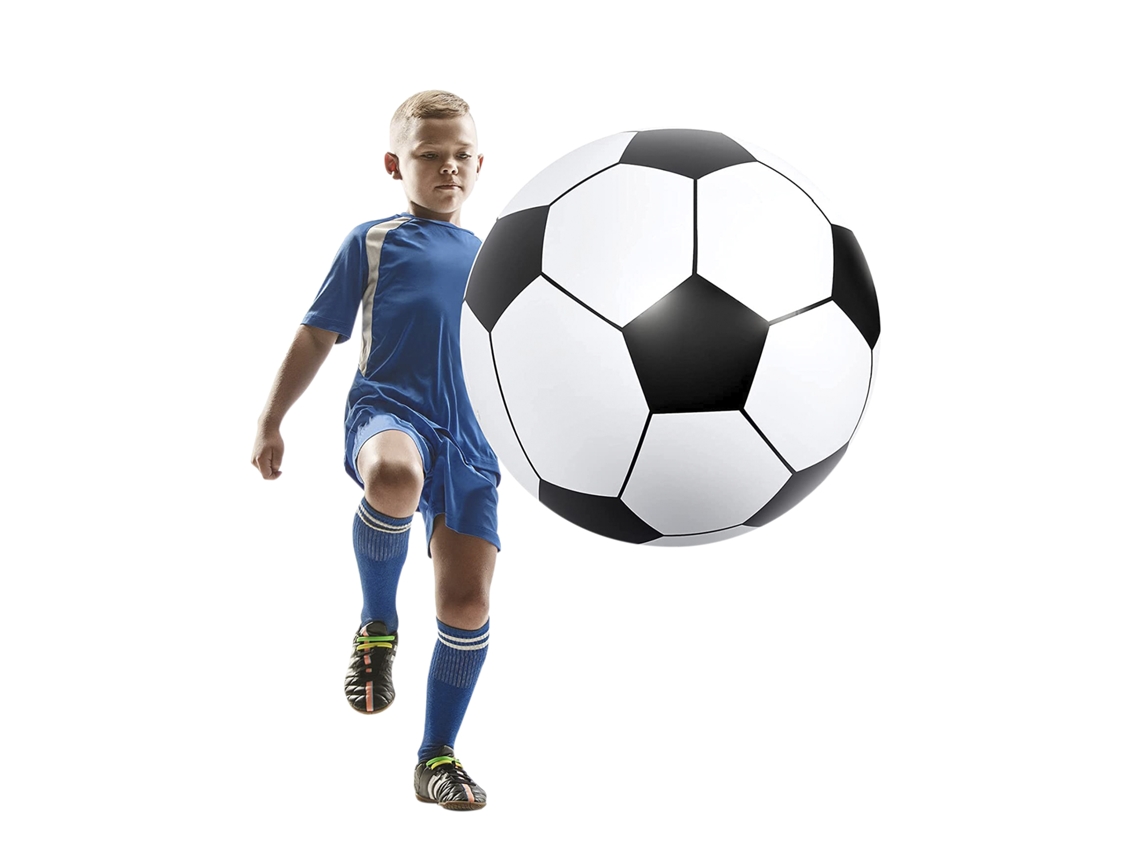Balón de fútbol hinchable gigante de 100 cm.