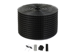 Rejilla protectora para paneles solares Succebuy en rollo de 20,3 cm x 30,48 m con 70 clips