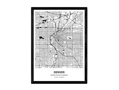 Poster NACNIC Mapa de Denver USA (A3)