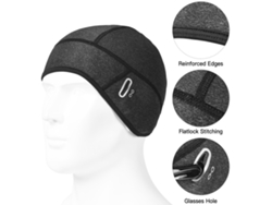 Boné de Ciclismo Mali impermeável com fleece para esportes ao ar livre inverno