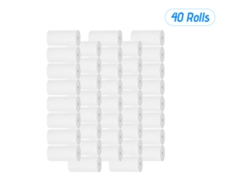 Rollo De Papel Térmico De 57*30 Mm Para Recibos De Punto De Venta E Impresoras, 40 Rollos.