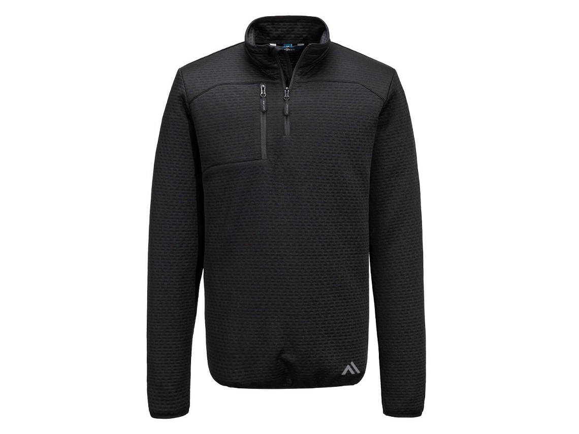 Sudadera Kx3 Textured Con Cremallera 1/4 Negro / S