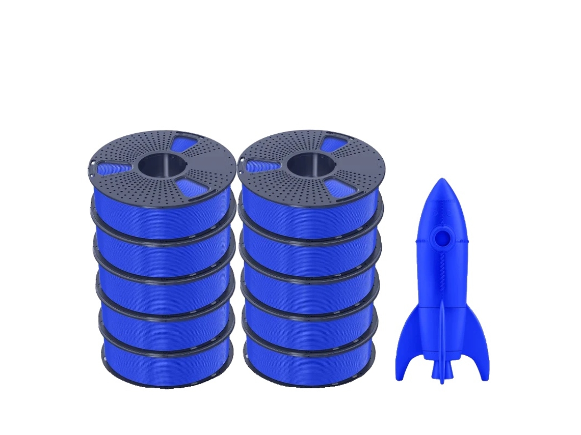 Filamento PLA de alta velocidad, 1,75 mm de diámetro, temperatura de impresión de 180-190 °C, 100 % cero burbujas, HS PLA azul OEM