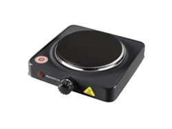 Cocina eléctrica MELCHIONI Cook 1, 1000 W, placa de hierro fundido, termostato ajustable, LED de funcionamiento, color negro