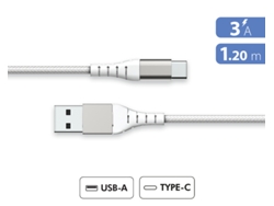 Cable Telemóvel FORCE CASE Blanco