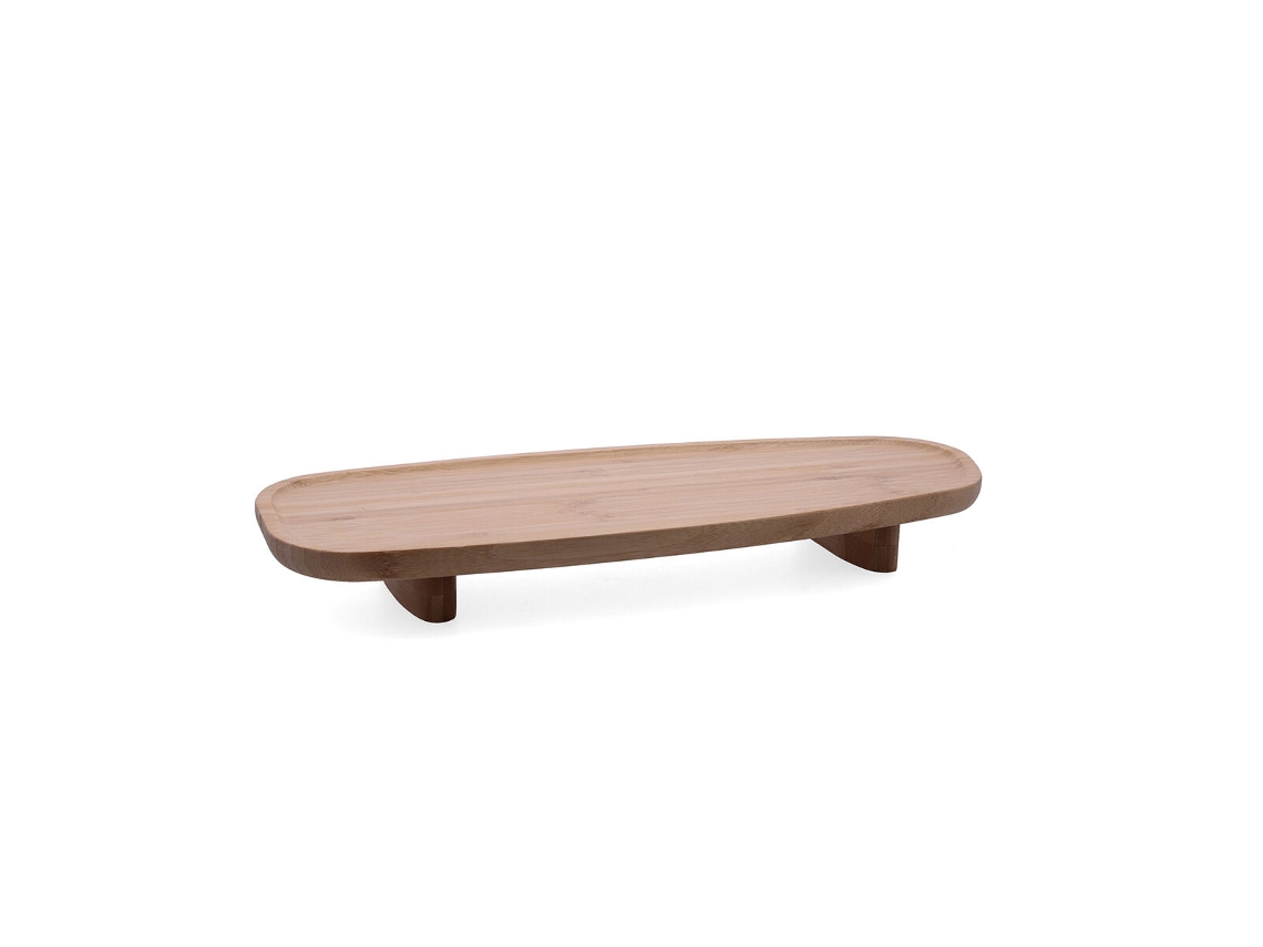 Bandeja de Aperitivos BIDASOA Bambu Marrón Madera 40 x 15,5 x 4,8 cm