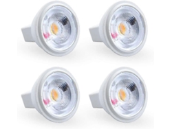 Rebe-bombilla Led Mr11 Gu4 3w 6000k Blanco Frío 12v Equivalente A 35w Halógena No Regulable 4 Piezas Clase Energética F