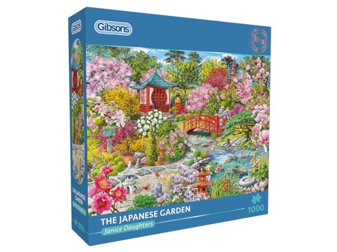 Rompecabezas Gibson El Jardín Japonés 1000 Piezas Juego Educativo Gibsons