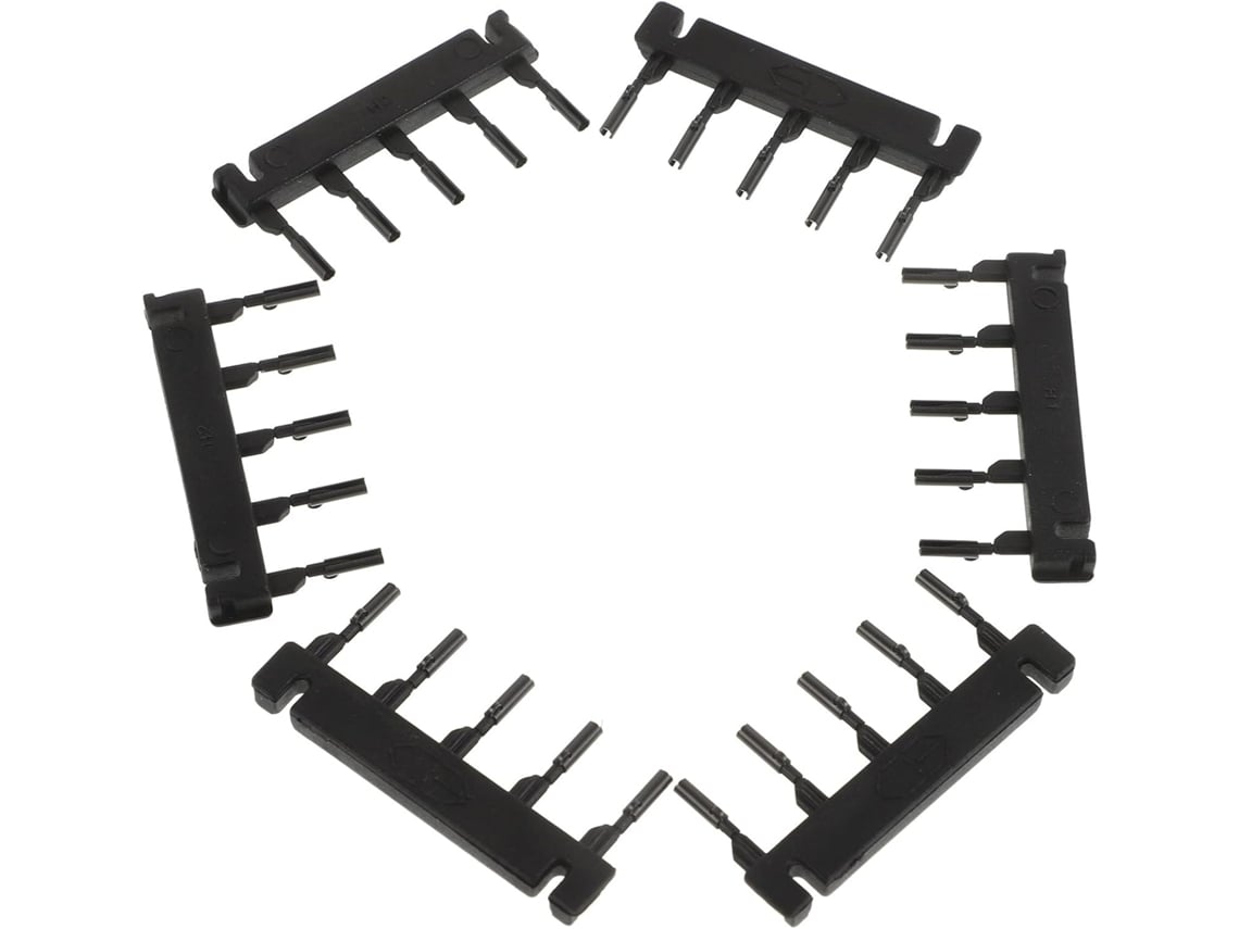 Kit D'outils De Coiffure 40pcs Clips Negros En Plástico Pour Extensións Cabello Y Pelucas