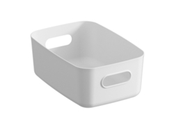 Cesta De Almacenamiento Multifuncional De Plástico Con Asa Para Mesa, Cosméticos, Juguetes Y Aperitivos.