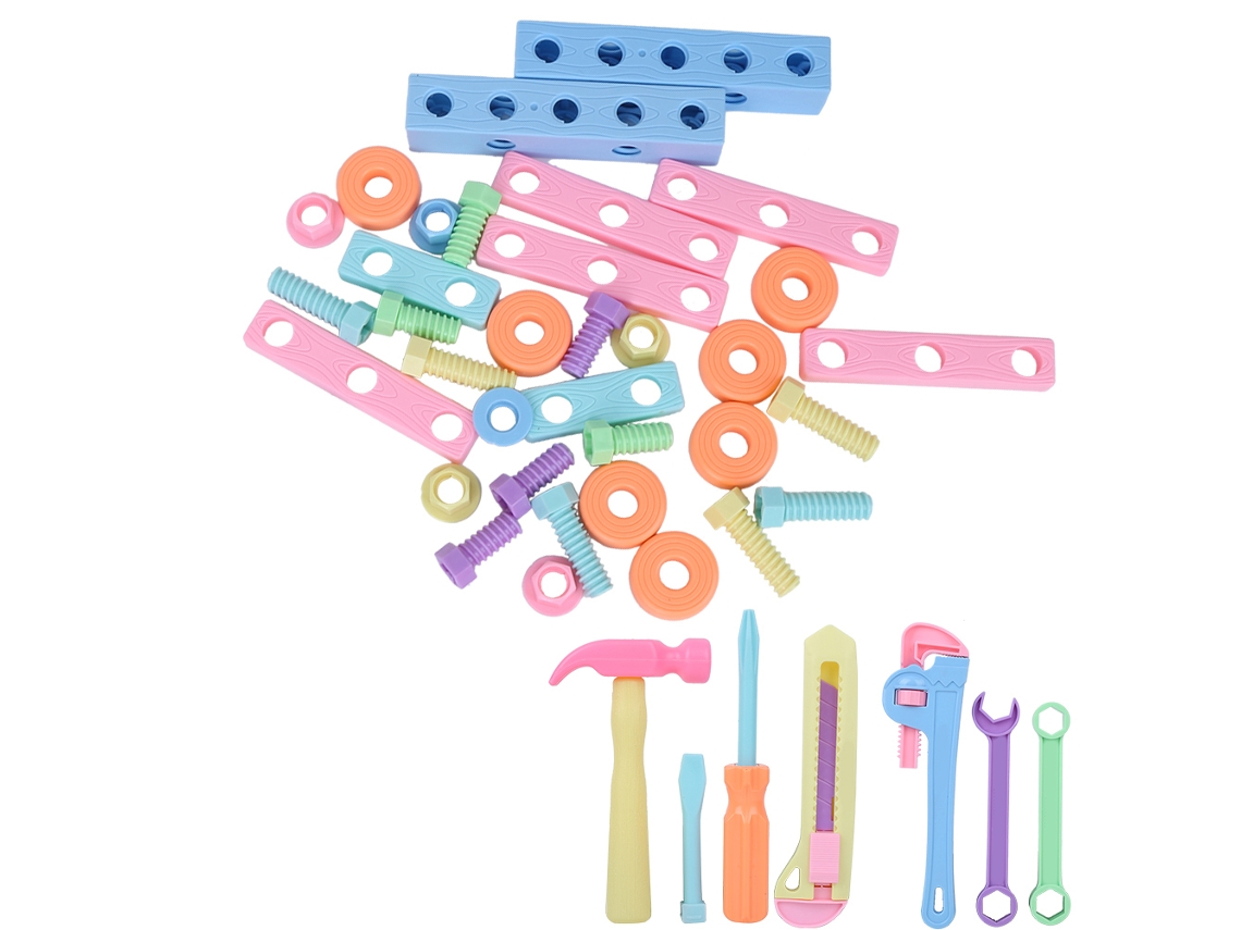 Jinwei-juego De Bloques De Construcción Con Tornillos Para Montar Manualmente Juguete Educativo Para Niños Niñas(108-6)