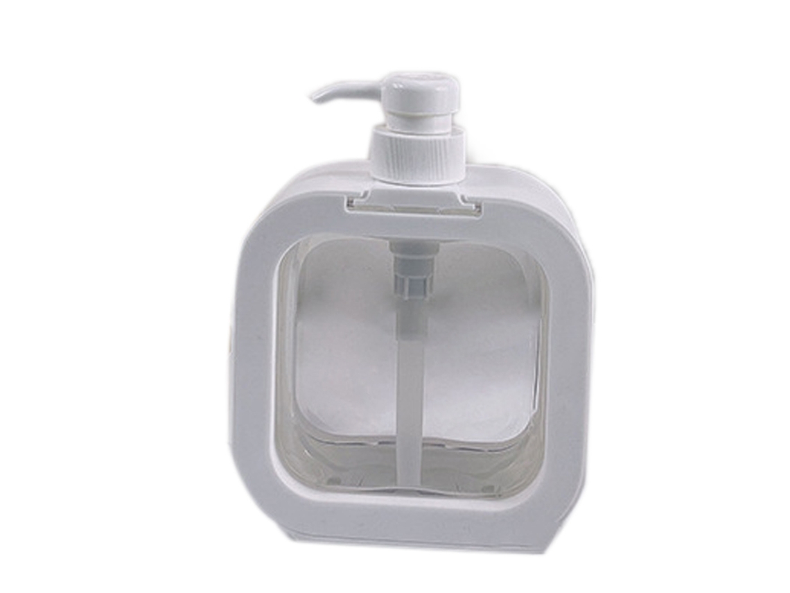 Botella De Loción De Viaje Recargable De Pet Transparente De 500 Ml, Vacía E Inodora.