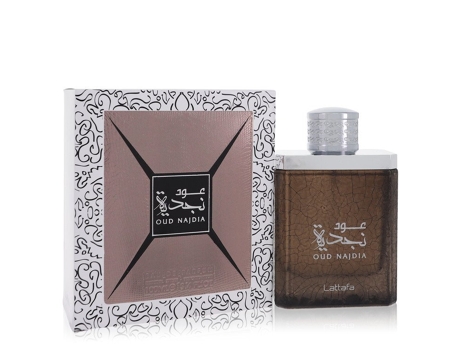 Eau De Parfum Oud Najdia by Lattafa Spray (Unisex) 3.4 oz (100 ml)