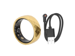 Anillo inteligente: resistente al agua, con seguimiento de pasos, diseño angular y batería de larga duración. EOOCOO