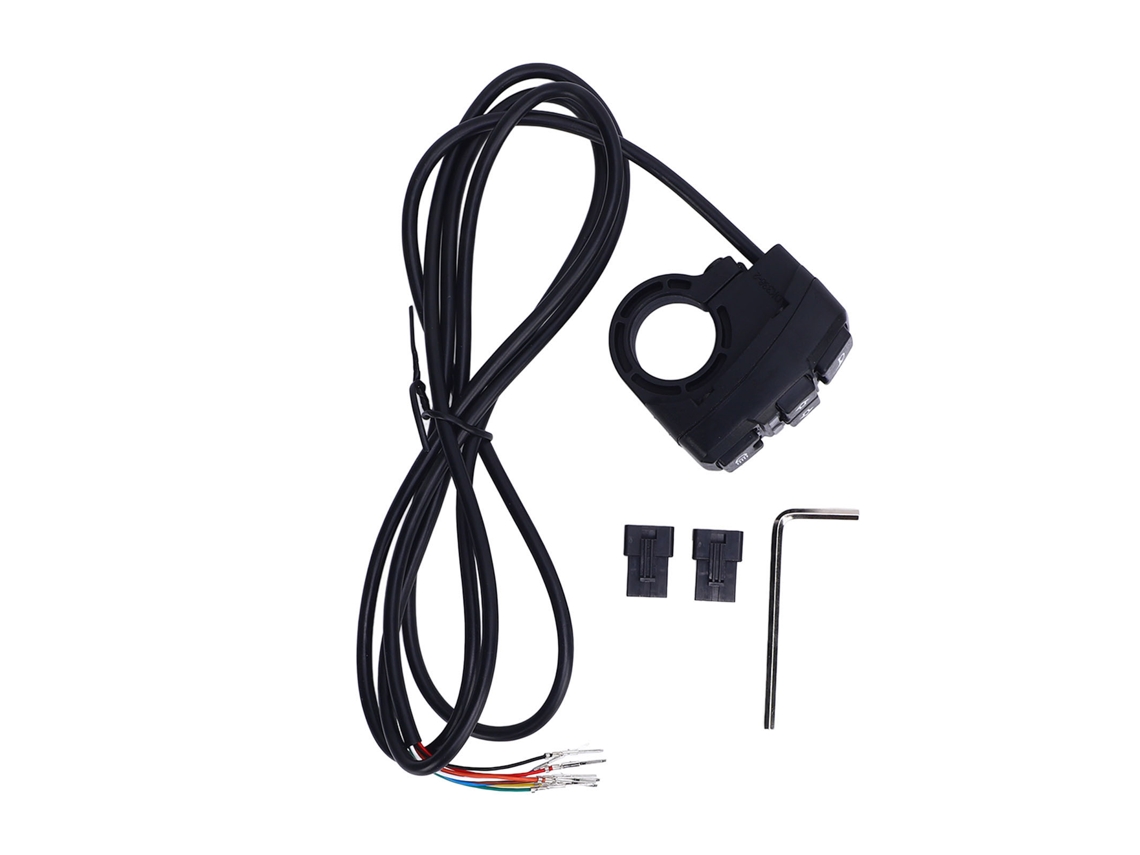 2026-interruptor De Luces, Claxon Y Direccionales 3 En 1 Para Moto, Manillar 2.22cm, 36v 48v, Compatible Con Dk336