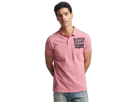 Polo de Hombre SUPERDRY Superstate Rosa (M)
