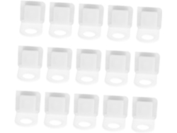 Juego de 20 portabotellas para ducha, portabotellas de pared, sin marcar. Slowmoose