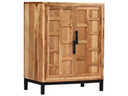 Lovely Home Aparador en Madera de Acacia Maciza 60X35X76 Cm Marrón