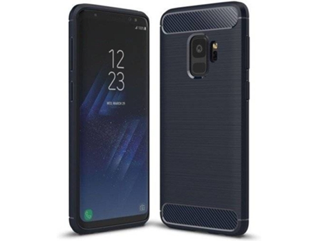 Carcasa Samsung Galaxy S9 LMOBILE Carbono Lux Azul