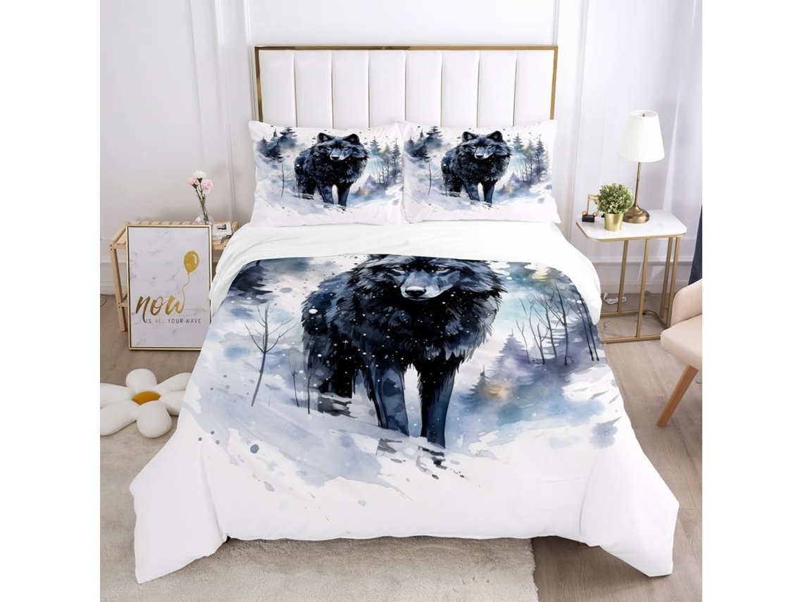 Juego Ropa Cama Diseño Niños Adolescentes Funda Nórdica Almohada Material Microfibra Color Juego 140x200 Cm