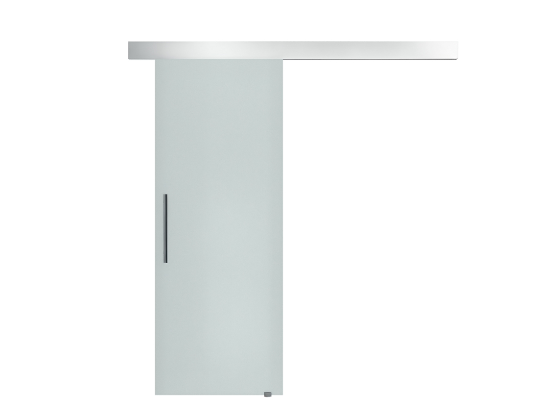 Puerta Corredera Vidrio Esmerilado 90x205 Cm Con Tirador