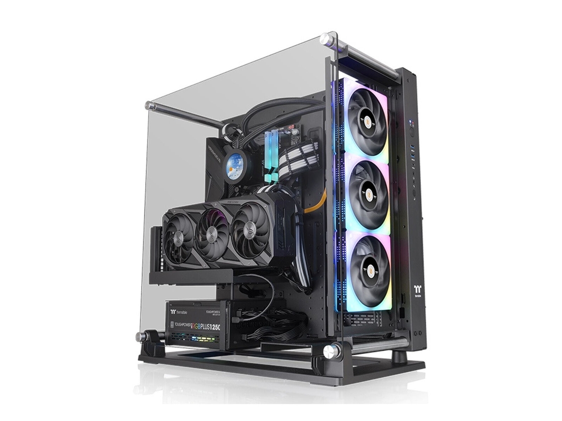 Caja Semitorre Atx TT THERMALTAKE Core P3 Tg Pro Negro Atx