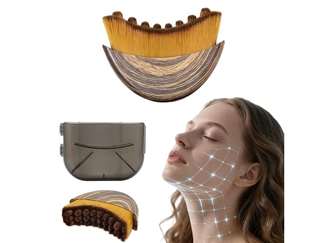 Cepillo Facial Para El Contorno Linfático, Reduce La Hinchazón Y Alivia La Fatiga. Siurn