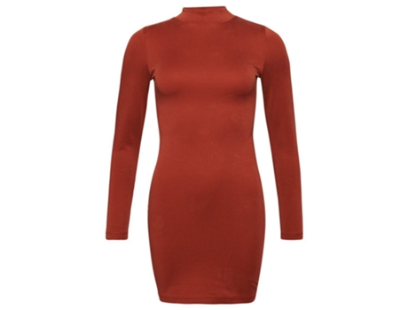 Vestido de Mujer SUPERDRY Corto Cuello Chimenea Jersey Naranja (XL)