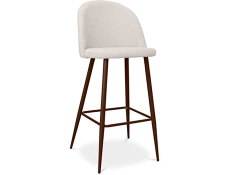 Banco tapizado en tela de diseño escandinavo 73 cm Evelyne SCANDINAVIAN STYLE