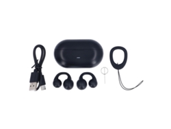 Auriculares Inalámbricos Bluetooth 5.3 De Oído Abierto Con Carga Rápida Y 40 Horas De Autonomía - Negro