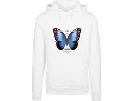 Sudadera con capucha MISTER TEE Become The Change Butterfly