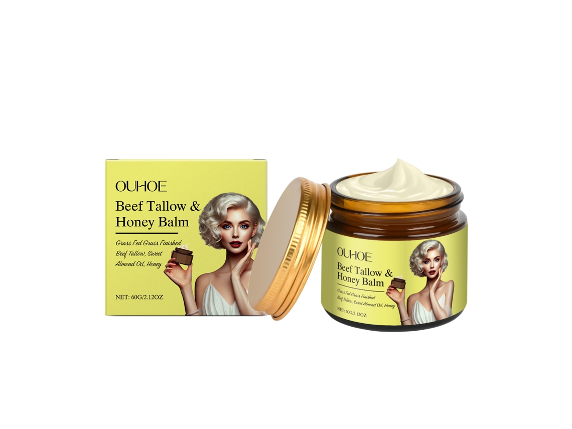 Crema hidratante corporal con grasa de res profunda