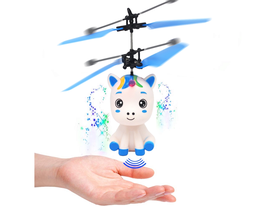 Helicóptero de juguete volador Bjww con luces LED controladas manualmente