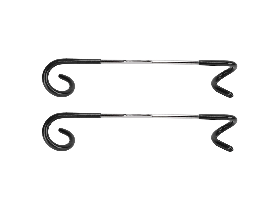 2pcs Gancho Para Lanterna De Camping Em Aço Inoxidável Com Cabo De Borracha Antiderrapante Multifuncional Para Teto De Barraca