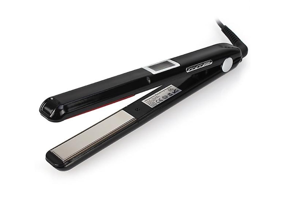Plancha de pelo infrarroja para cabello, plancha para la caída del cabello, herramientas de peinado, cuidado del cabello dañado, estilizador negro Chennnls