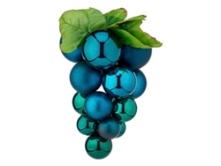 Grandes Uvas de Plástico de Bolas de Navidad