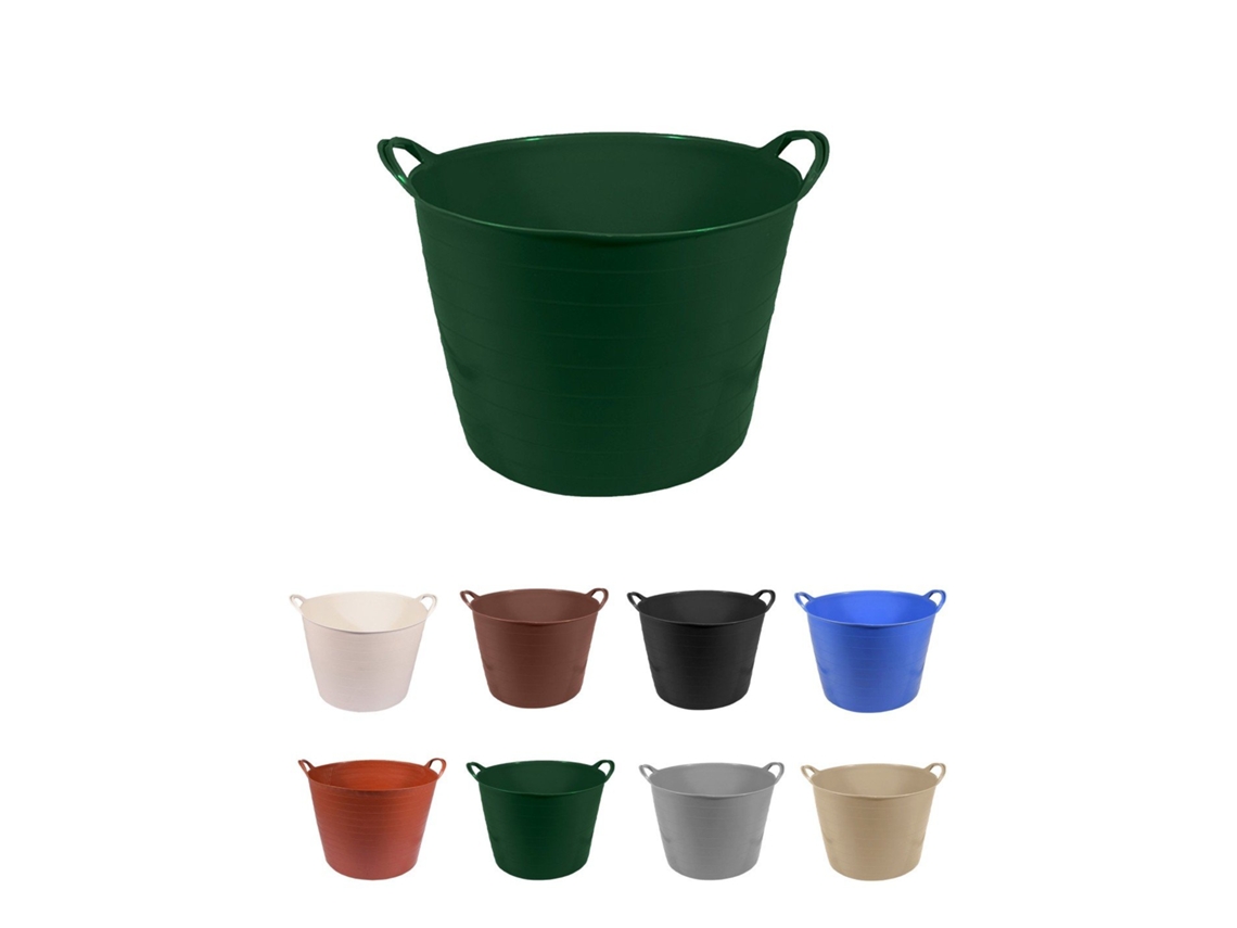 Espuerta De Plástico | Capazo Agrícola 42 L Verde Pack X30 Uds