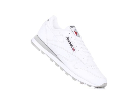 Zapatillas Deportivas REEBOK Classic Leather Hombre (Blanco -Cuero Natural -44,5)