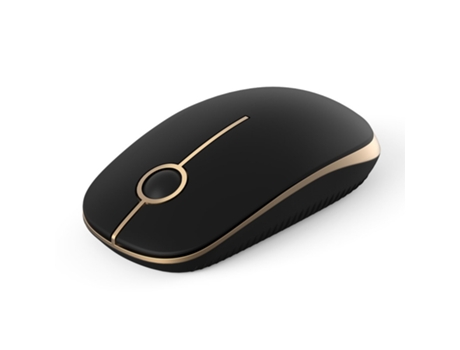 Ratón ENKERS Fino (Inalámbrico - 1600 dpi - Negro)
