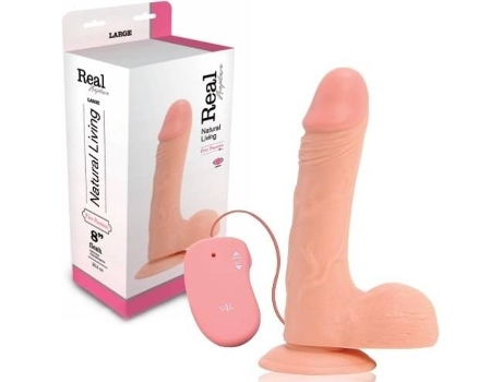 Vibrador TOYZ4LOVERS Real Rapture Fire Passion Blanco (20,3 cm)