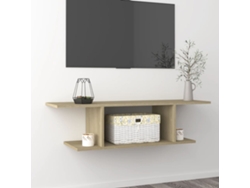 Mueble De Tv | Armario Para Tv | Gabinete De Tv De Pared Roble Sonoma 103x30x26,5 Cm