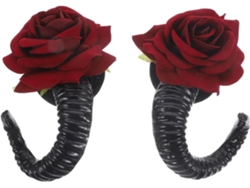 Clips Para El Cabello Con Cuernos De Cosplay Estilo Gótico, Accesorios De Cuernos De Diablo Para Mujer.