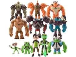 Ben10: Conjunto De Figuras SIURN Del Joven Héroe Hacker (14 - 13 Cm)