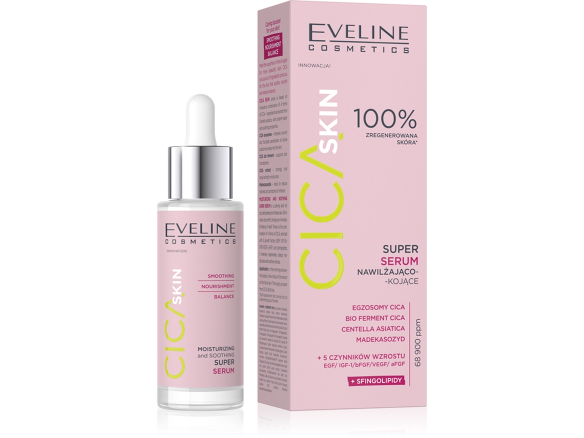 Súper suero hidratante calmante Cica Skin Eveline