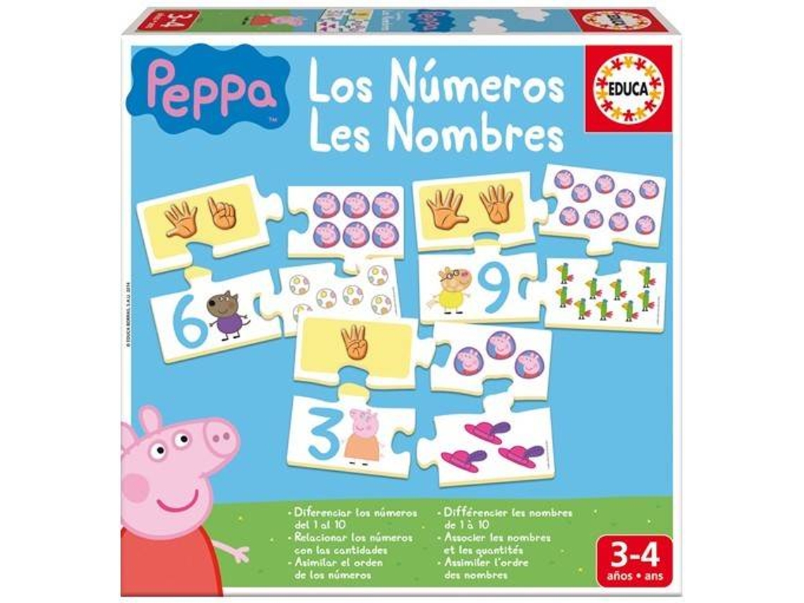 Juego Educativo PEPPA PIG Aprendo Los Numeros (Edad Mínima Recomendada: 3años)