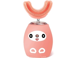 Cepillo De Dientes Eléctrico En Forma De U Para Niños, Temporizador Automático, 3 Modos De Limpieza, Recargable Por Usb, Ipx7 (3-7 Años, Rosa)